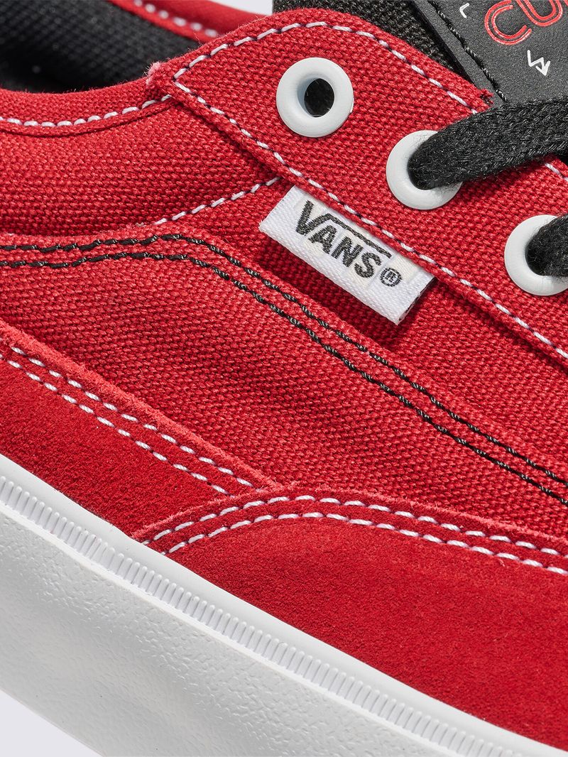 Zapatilla Hombre Skate Curren Caples Rojo Vans