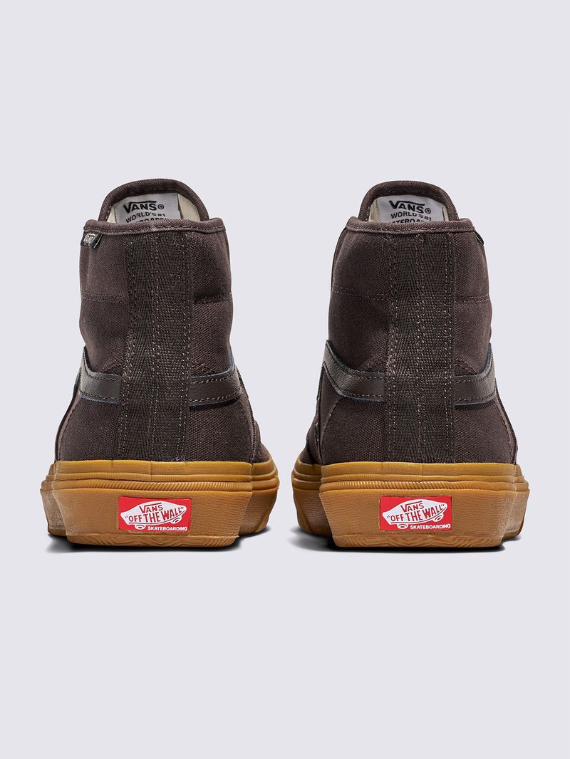 Zapatilla Adulto Skate Crockett High Café Vans