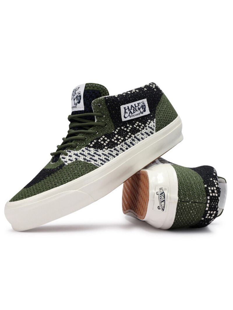 Zapatilla Hombre Skate Half Cab Premium Verde Vans