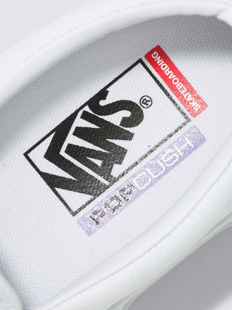 Zapatilla Adulto Skate Slip On Blanco Vans