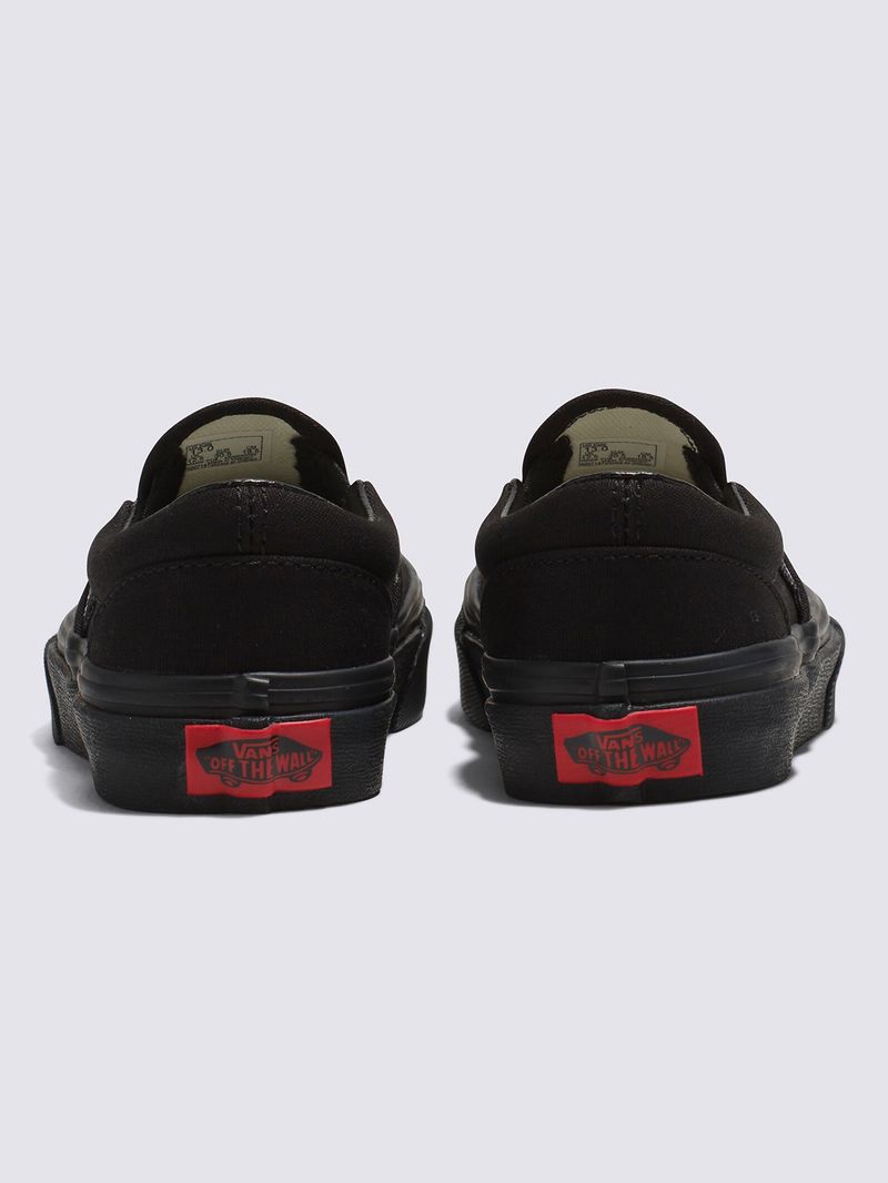 Zapatilla Niño (5- 12 años) Slip On Negro Vans