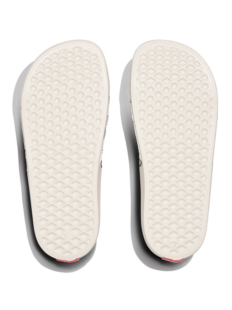 Sandalias Mujer La Costa Slide On Blanco Checkerboard Vans