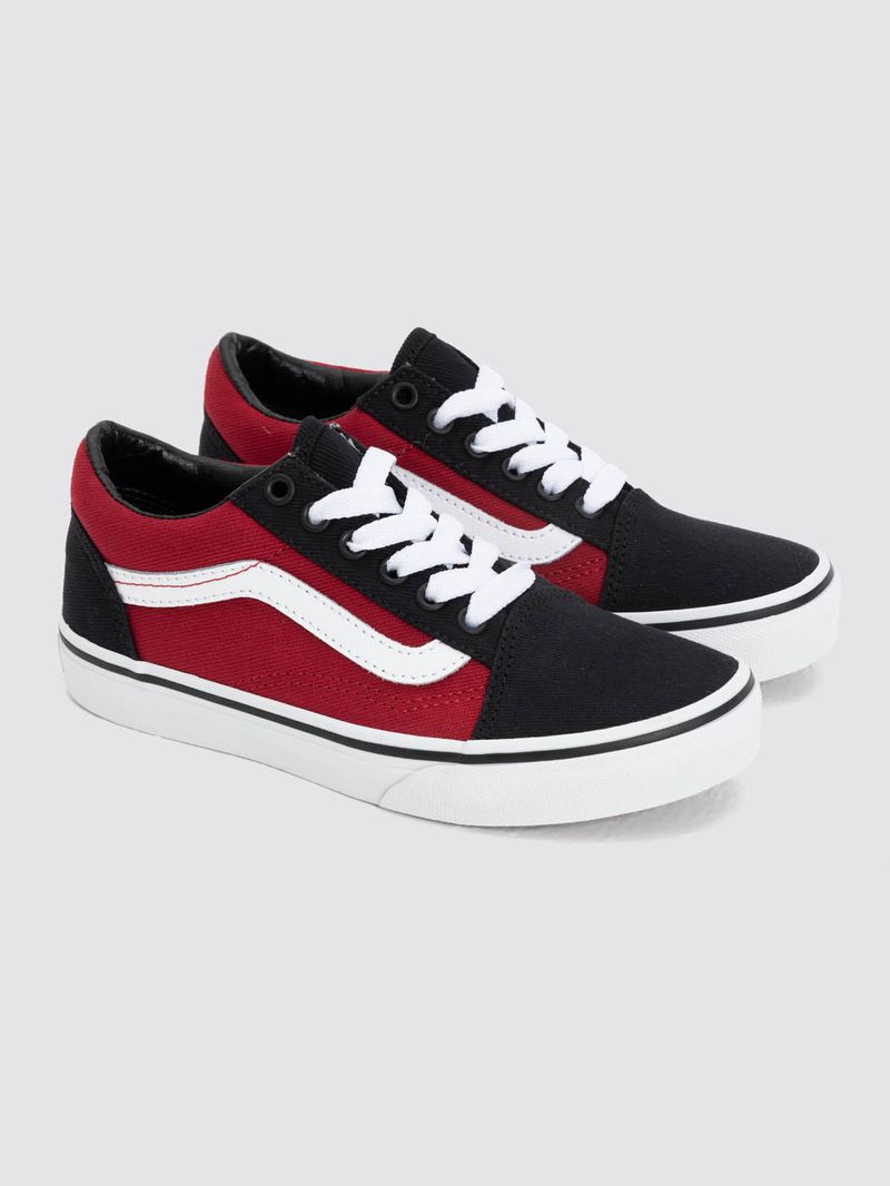 Zapatilla Niño (4 a 8 años) Old Skool Rojo Vans