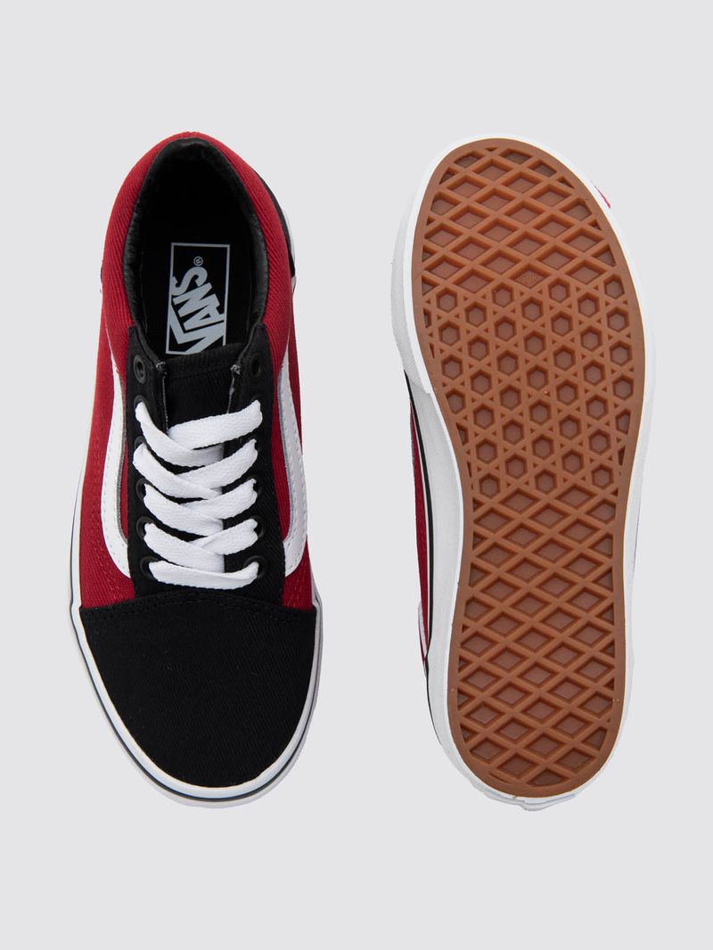 Zapatilla Niño (4 a 8 años) Old Skool Rojo Vans