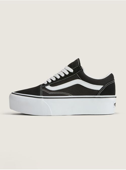 Zapatilla Mujer Old Skool Stackform Negro Vans
