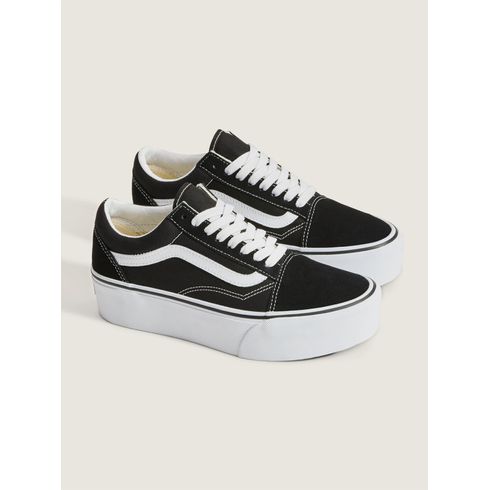 Zapatilla Mujer Old Skool Stackform Negro Vans