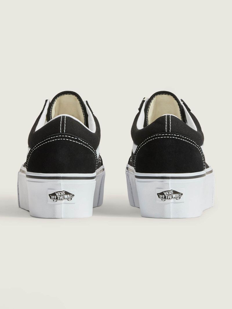 Zapatilla Mujer Old Skool Stackform Negro Vans