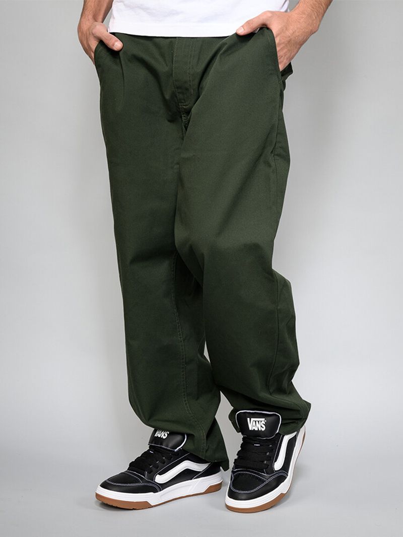 Pantalon Hombre Authentic Chino Loose Verde Vans