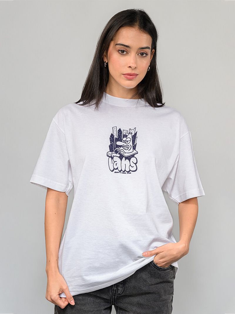 Polera M/C Hombre Traffic Cone Blanco Vans