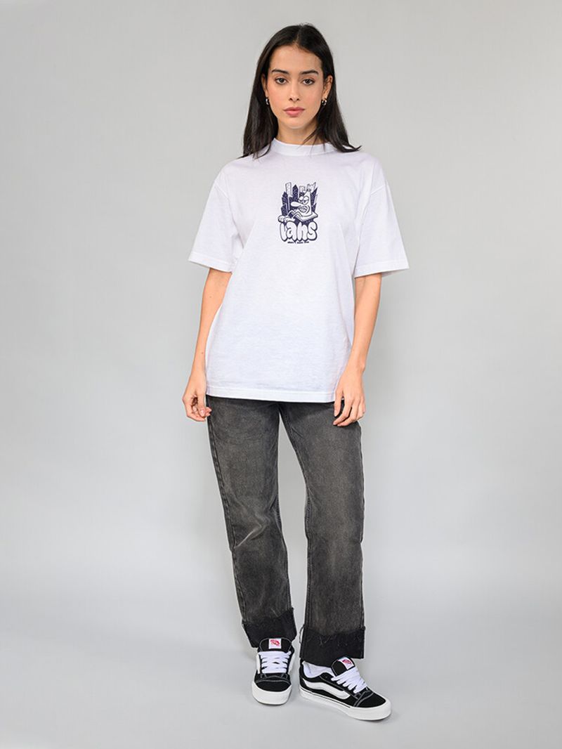 Polera M/C Hombre Traffic Cone Blanco Vans