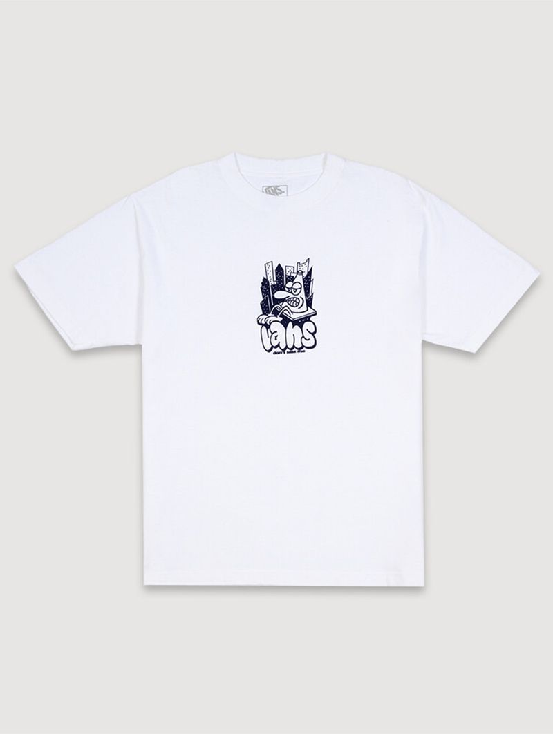 Polera M/C Hombre Traffic Cone Blanco Vans