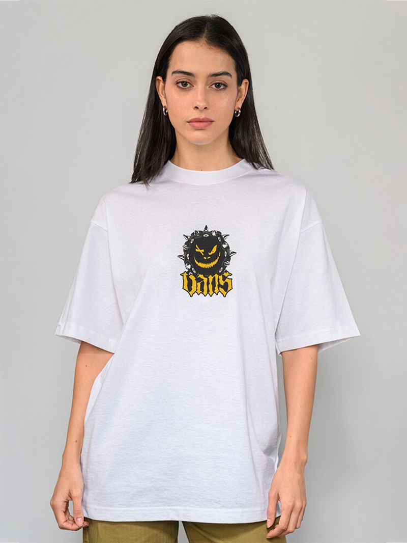 Polera M/C Hombre Happy Spike Blanco Vans