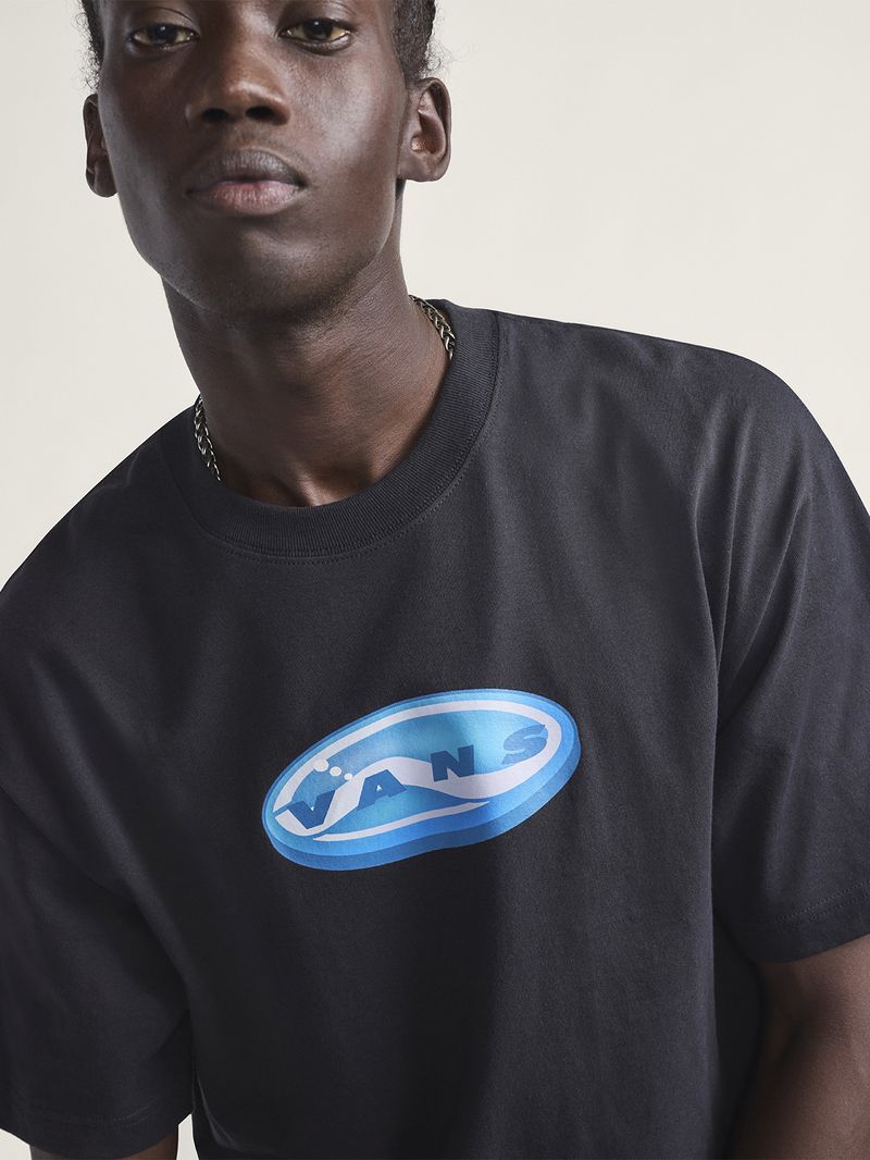 Polera M/C Hombre 3D Retroval Negro Vans