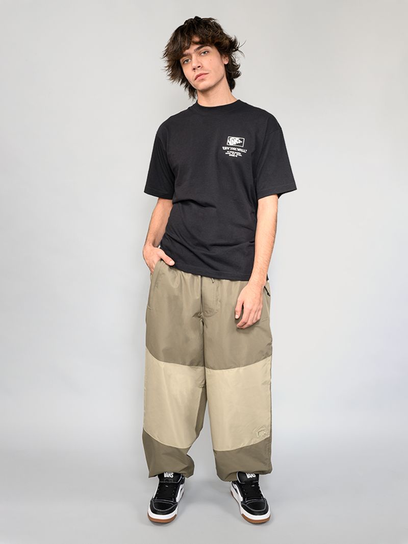 Polera M/C Hombre Circle Bones Negro Vans