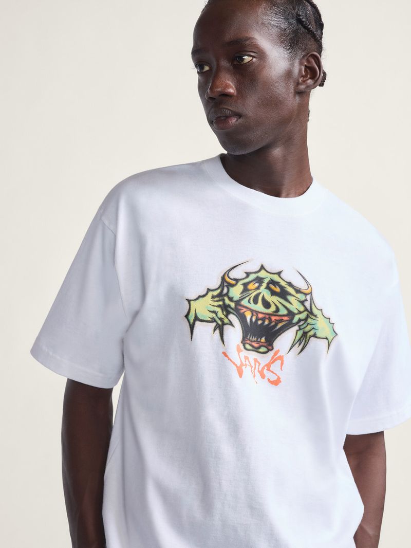 Polera M/C Hombre Goofy Ghoul Blanco Vans