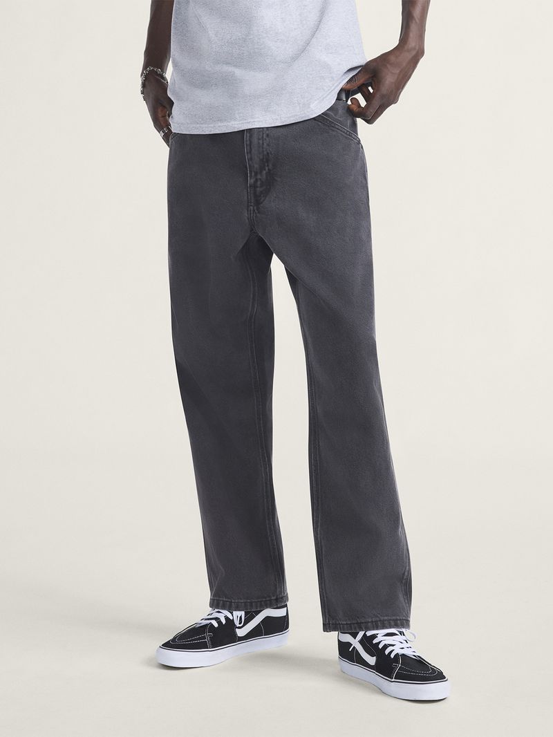 Pantalon Hombre Skate Check-5 Loose  Negro Vans