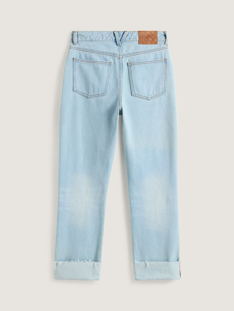 Pantalon Mujer Annabelle Straight Celeste Vans