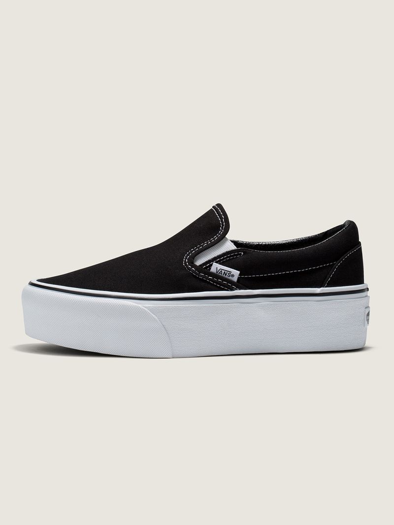 Zapatilla Mujer Slip On Negro Stackform Vans