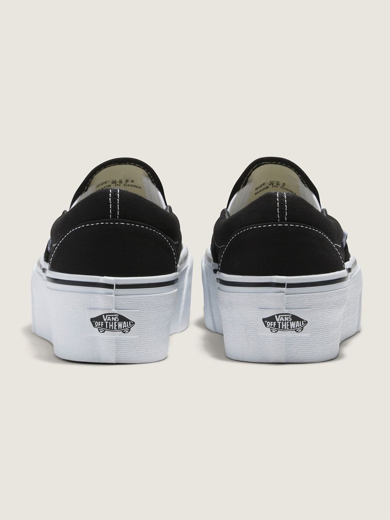Zapatilla Mujer Slip On Negro Stackform Vans