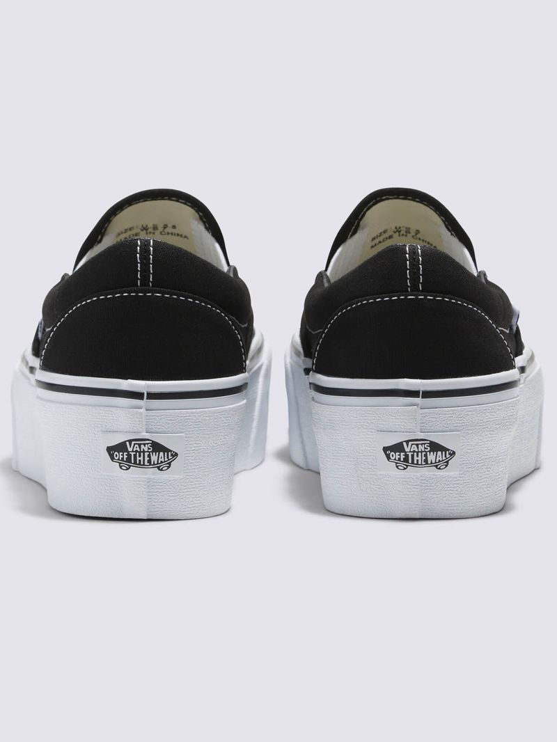 Zapatilla Mujer Slip On Negro Stackform Vans