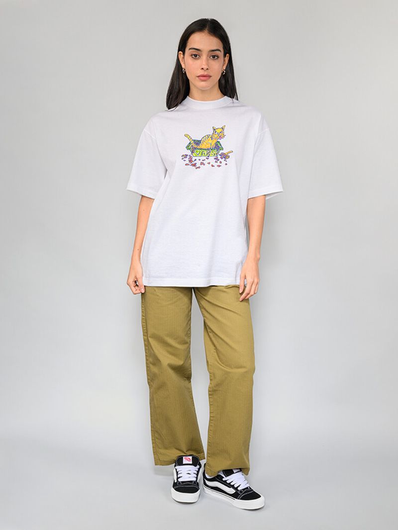 Polera M/C Hombre Litter Blanco Vans