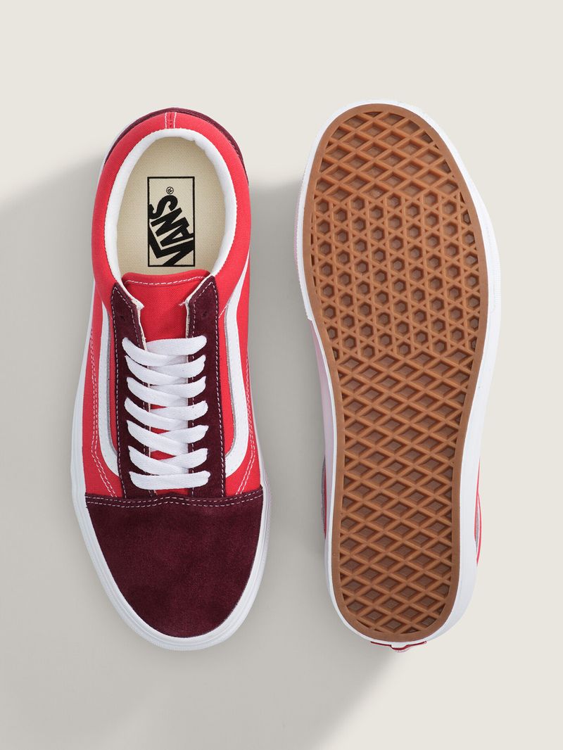 Zapatilla Mujer Old Skool Rojo Vans