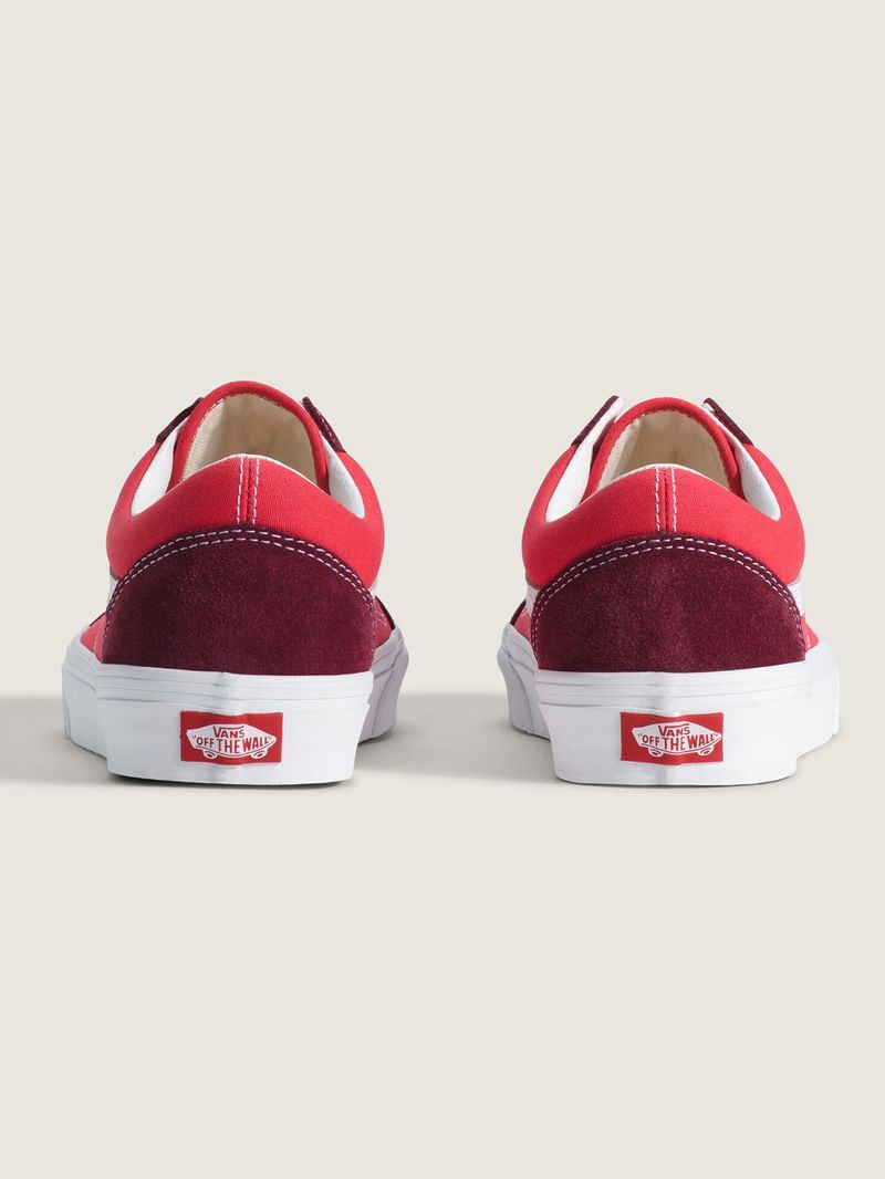 Zapatilla Mujer Old Skool Rojo Vans