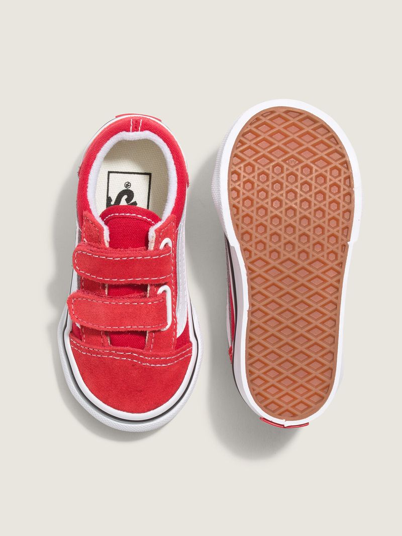 Zapatilla Niño (1 a 4 años) Td Old Skool V Rojo Vans