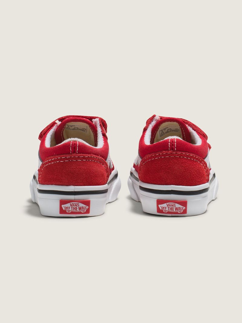 Zapatilla Niño (1 a 4 años) Td Old Skool V Rojo Vans