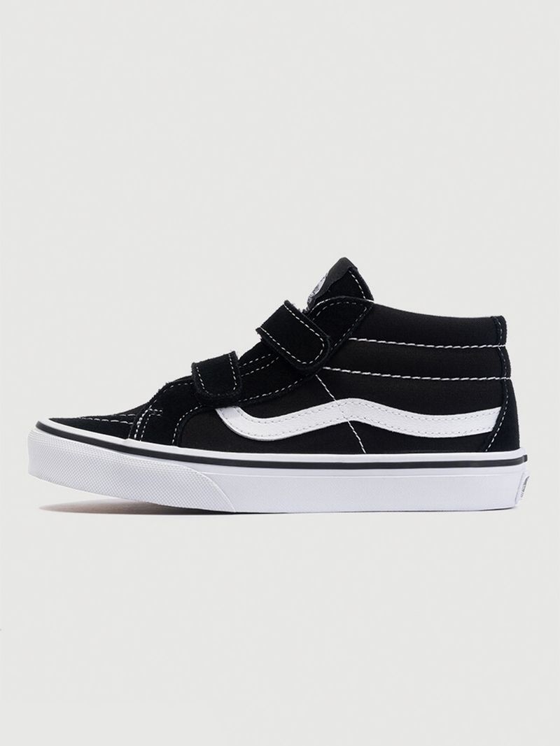 Zapatilla Niño (5- 12 años) Sk8- Mid Negro Vans
