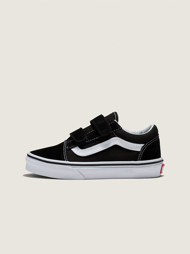 Zapatilla Niño (5 a 12 años) Old Skool V Negro Vans