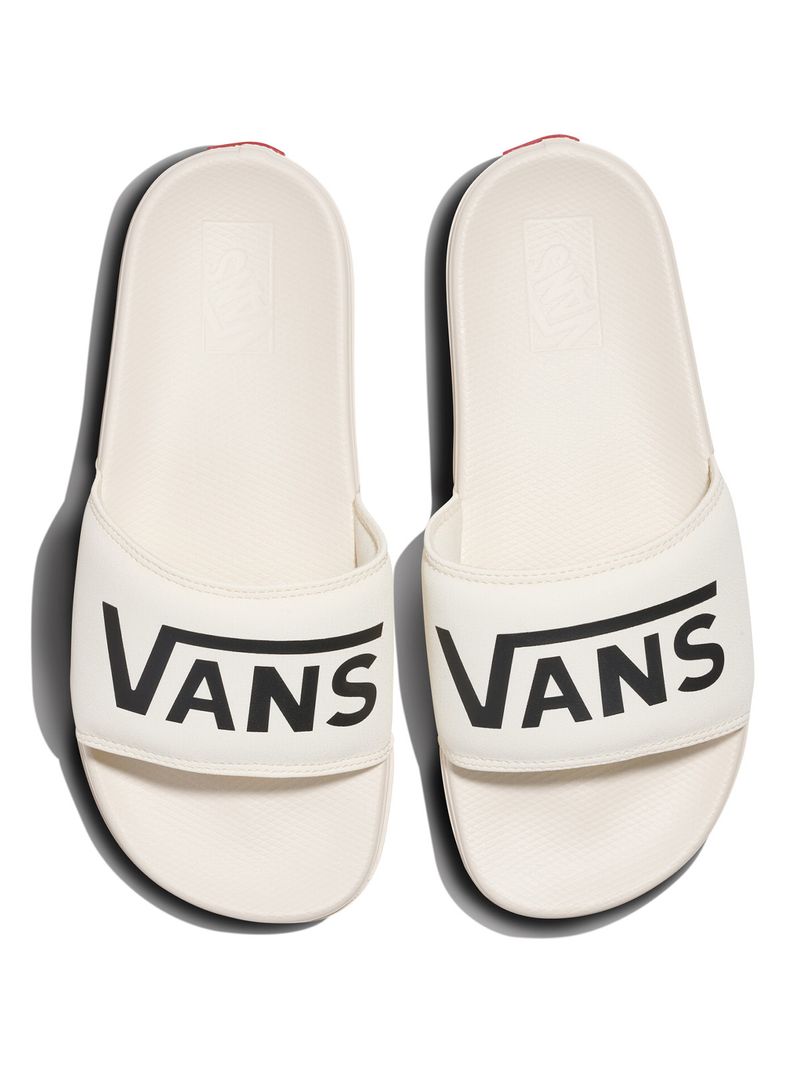 Sandalias Mujer La Costa Slide On Blanca Vans