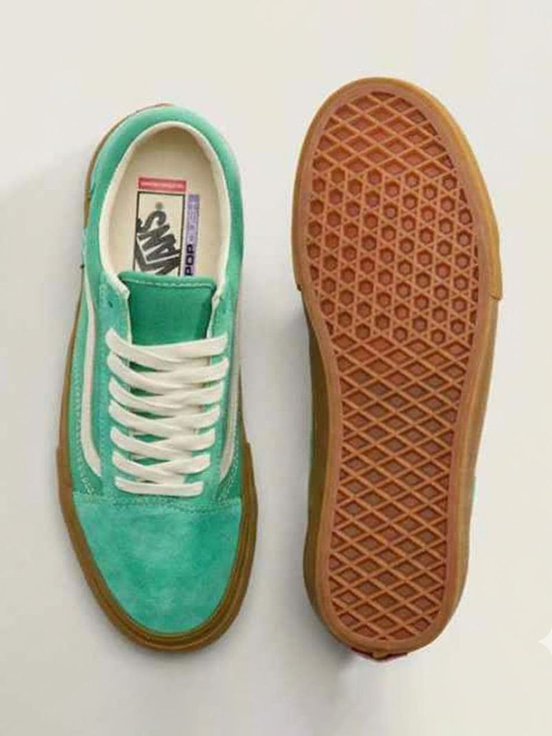 Zapatilla Adulto Skate Old Skool Verde Vans