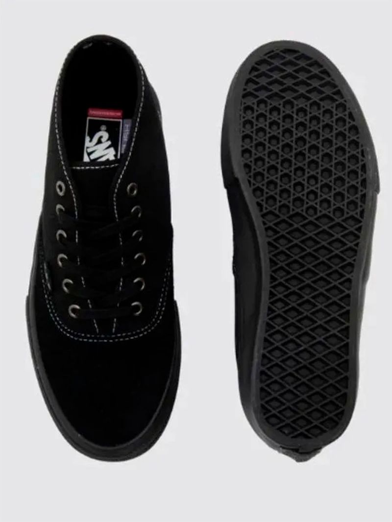 Zapatilla Hombre Skate Authentic Mid Negro Vans