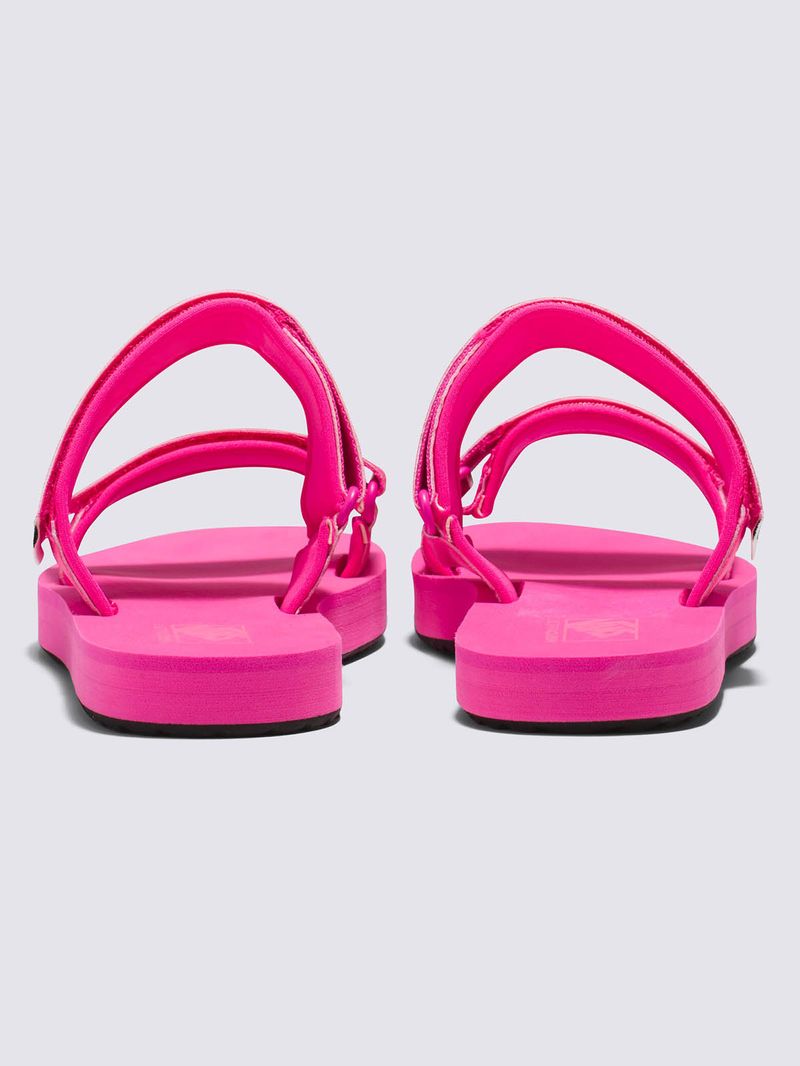Sandalias Mujer Cayucas Slide On Fucsia Vans