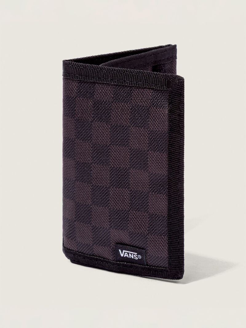 Billetera Slipped Checker Negra Vans