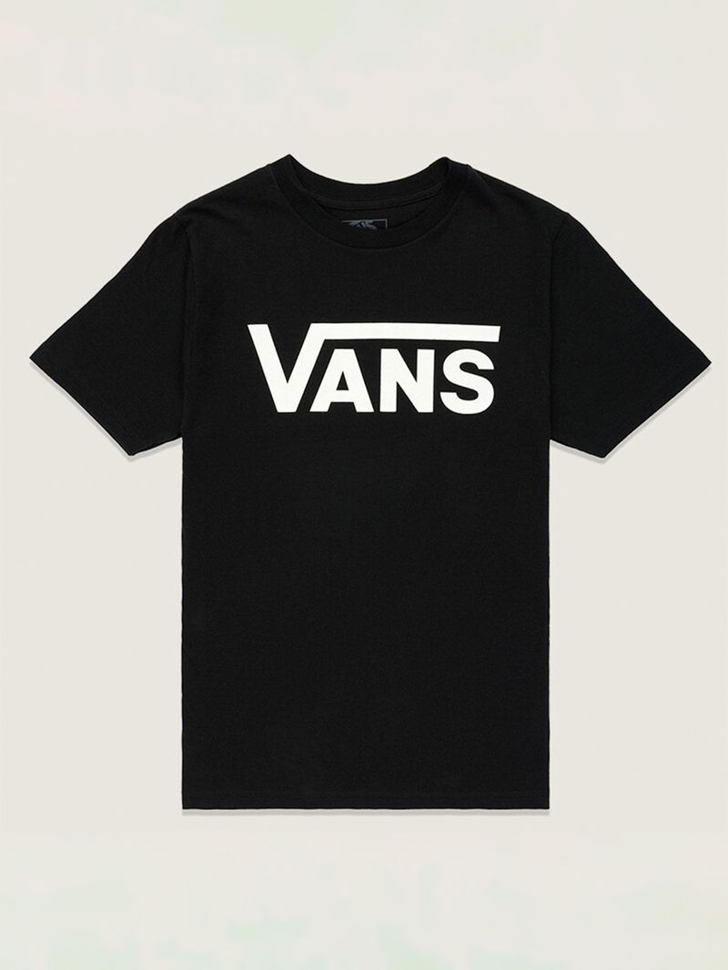 Polera Niño (8 a 14 años) Classic Boys Negro Vans