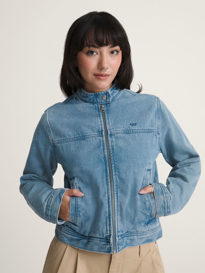 Chaqueta Mujer Lx Wmn Pomona Collar Azul Vans