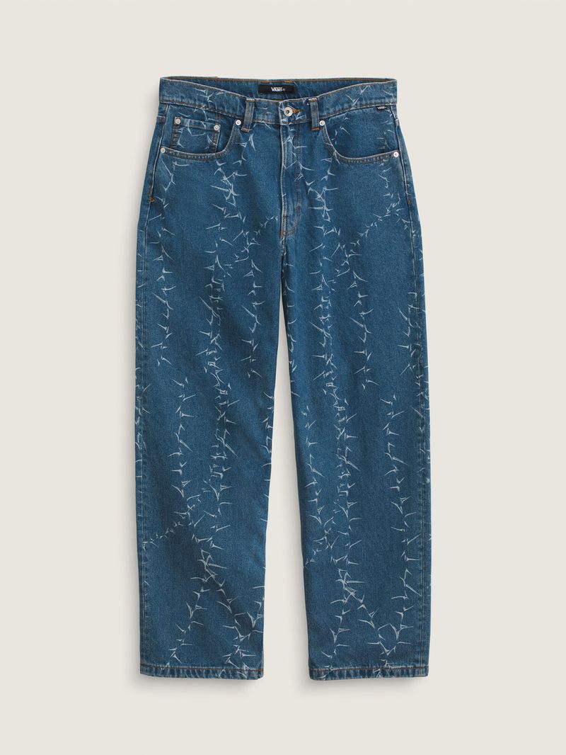 Pantalon Hombre Check-5 Baggy Denim  Azul Vans
