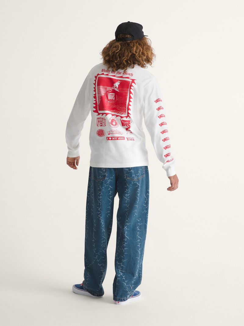 Pantalon Hombre Check-5 Baggy Denim  Azul Vans