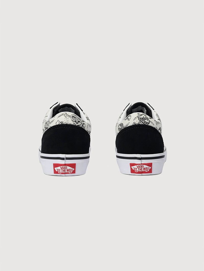 Zapatilla Junior (8 a 14 años) Old Skool Negro Vans