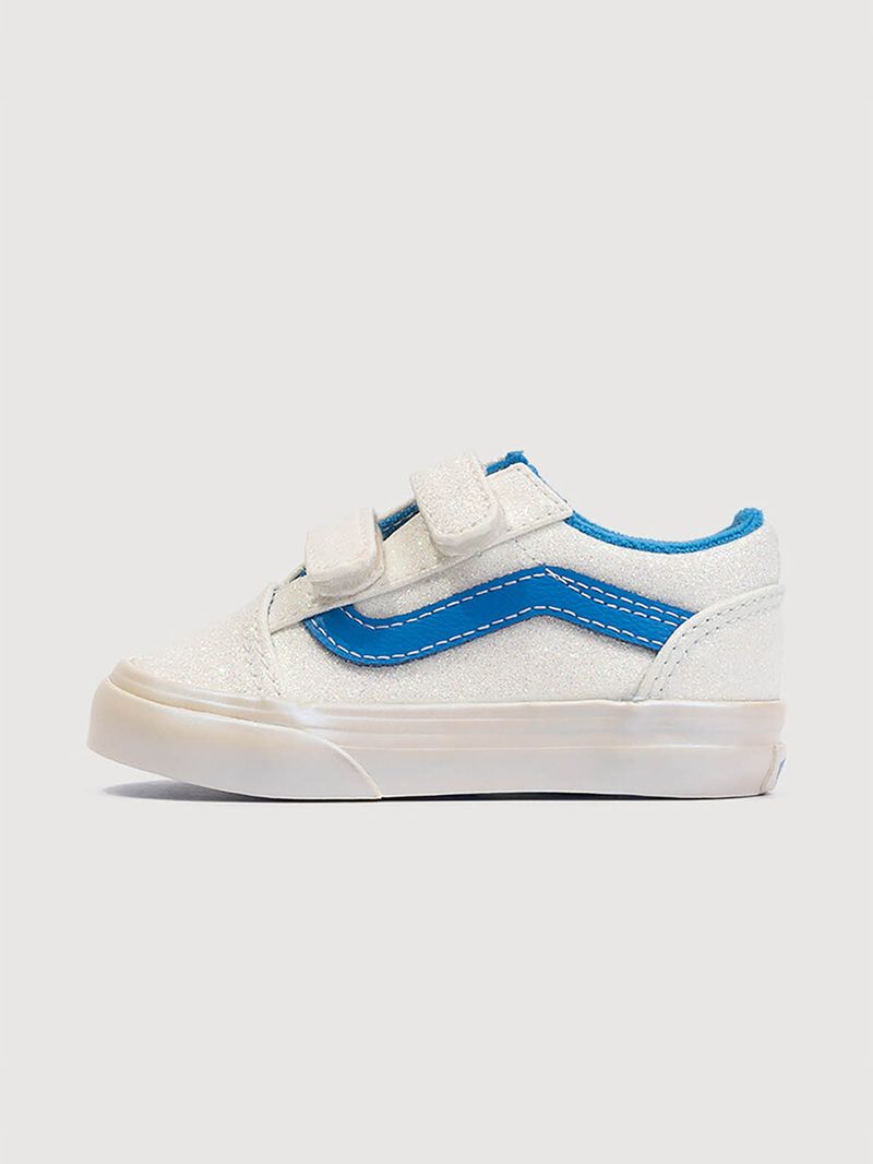 Zapatilla Niño (1 a 4 años) Old Skool V Blanco Vans