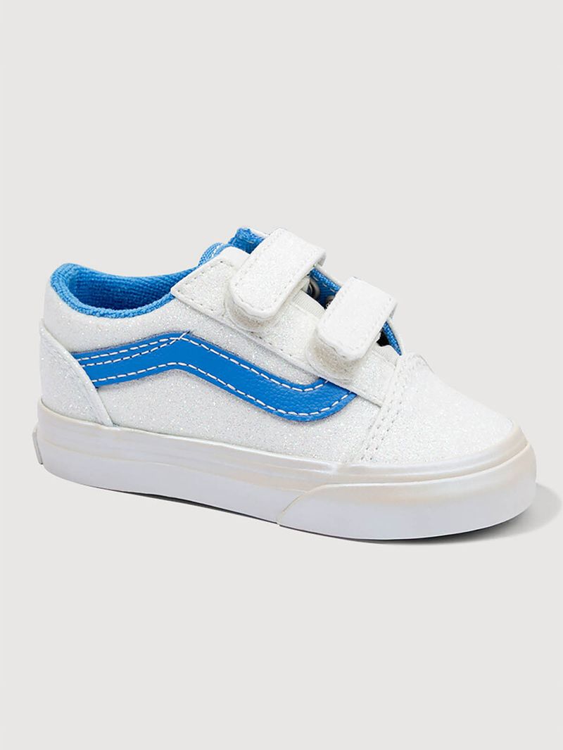 Zapatilla Niño (1 a 4 años) Old Skool V Blanco Vans