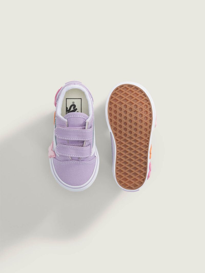 Zapatilla Niño (1 a 4 años) Old Skool V Morado Vans