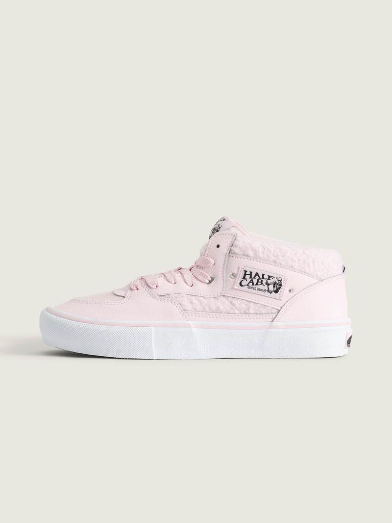 Zapatilla Mujer Skate Half Cab Rosado Vans