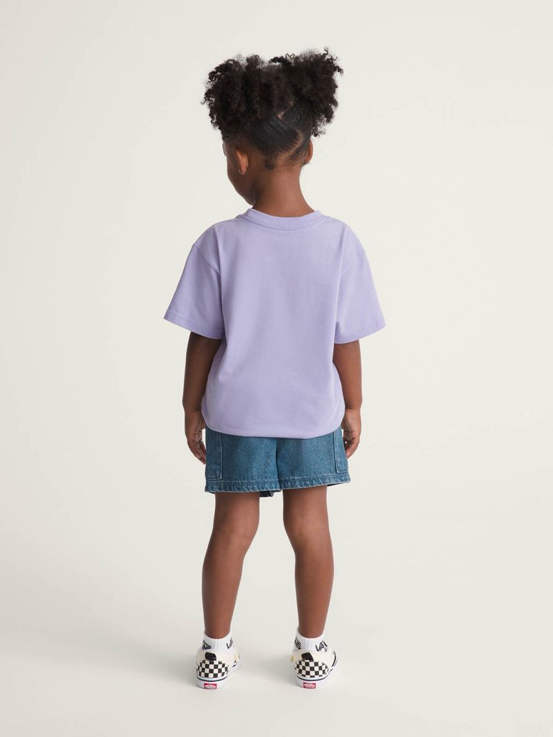 Short Nina Joy Ruffled E-Waist  Azul Vans