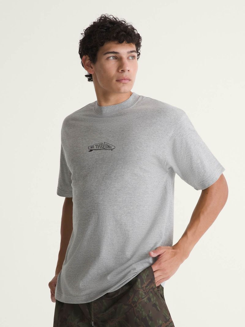 Polera M/C Hombre Buckled Tee Gris Vans
