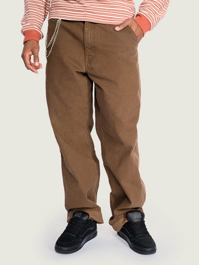 Pantalon Hombre Drill Chore Loose Ca Café Vans
