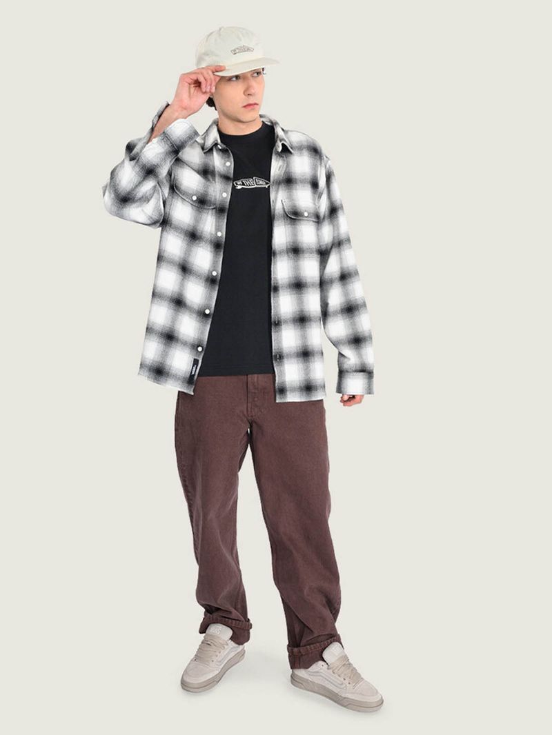 Pantalon Hombre Check-5 Loose Denim  Café Vans