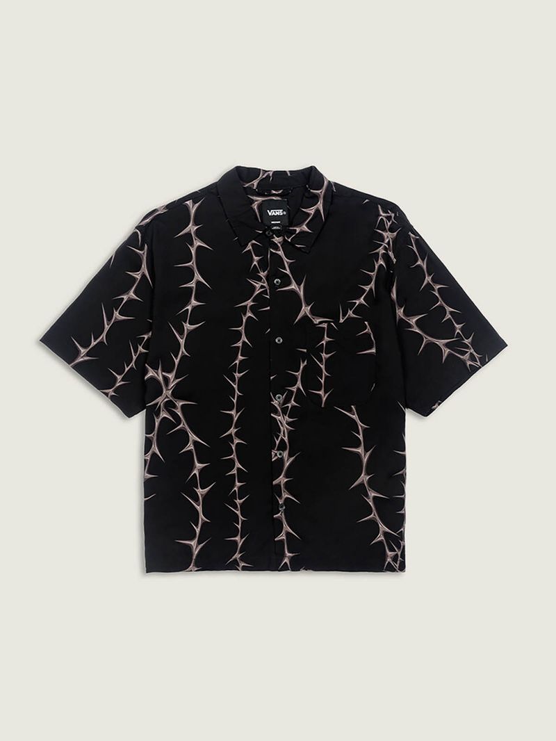 Camisa M/C Hombre Van Doren Printed Ca Negro Vans